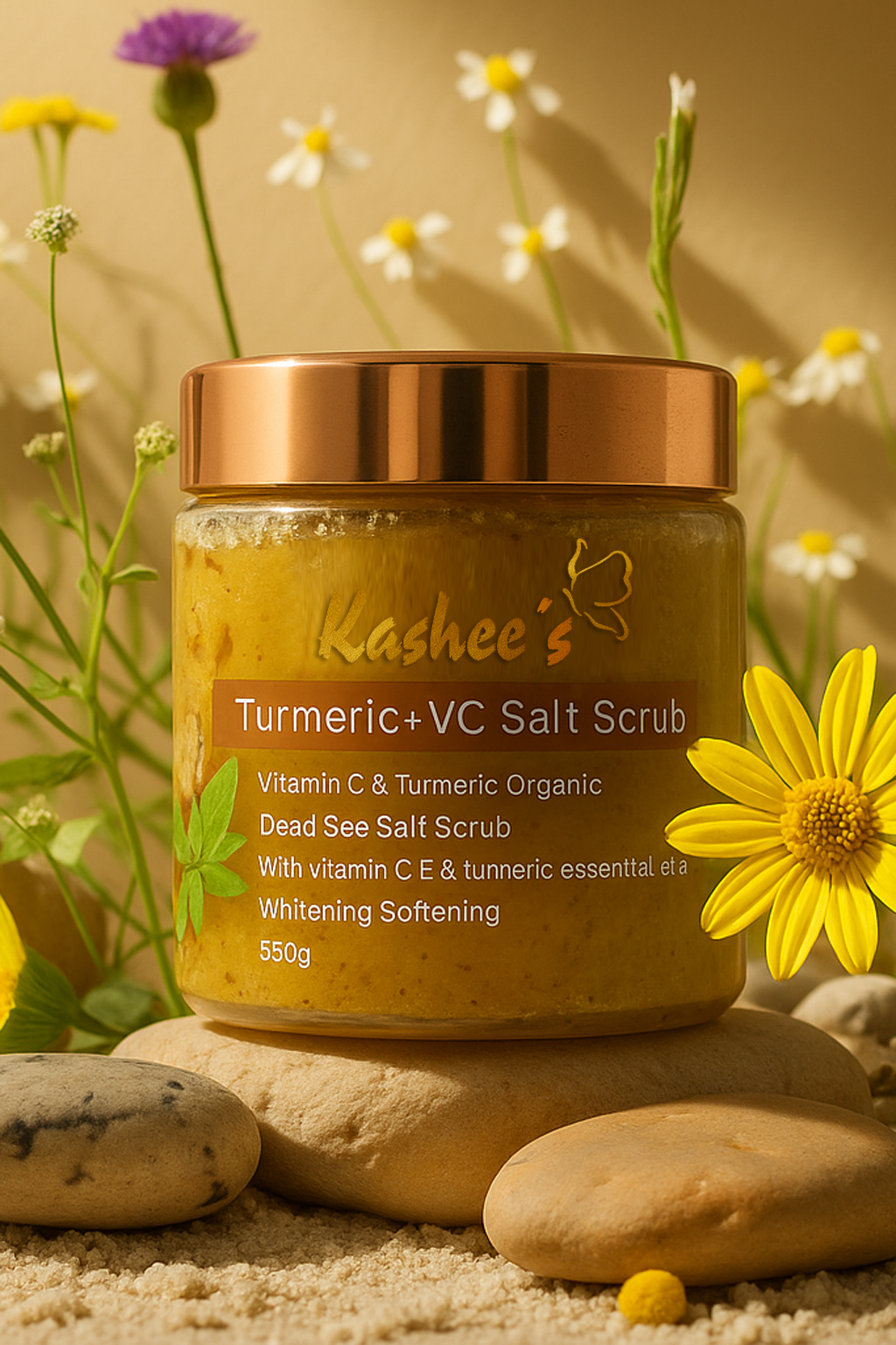 Turmeric + VC Salt Scrub